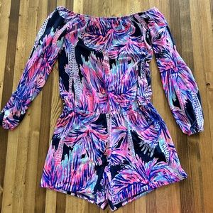 Lilly Pulitzer Lana off the Shoulder Romper